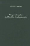 Book cover for Managementkonzeption Des Offentlichen Verwaltungsbetriebes