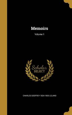 Book cover for Memoirs; Volume 1