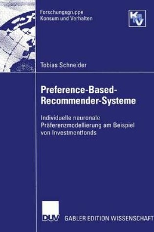 Cover of Preference-Based-Recommender-Systeme