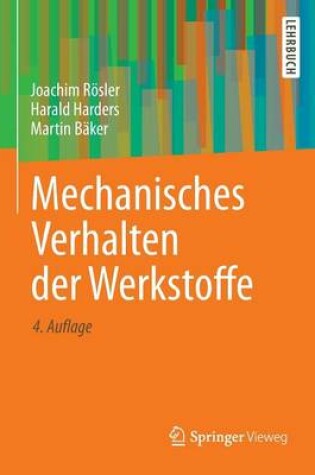 Cover of Mechanisches Verhalten Der Werkstoffe