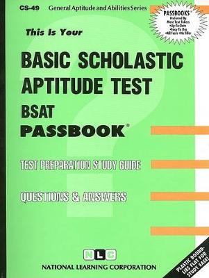 Book cover for BASIC SCHOLASTIC APTITUDE TEST (BSAT)