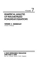 Book cover for Numerical Analysis of Parameterized Nonlinear Equations