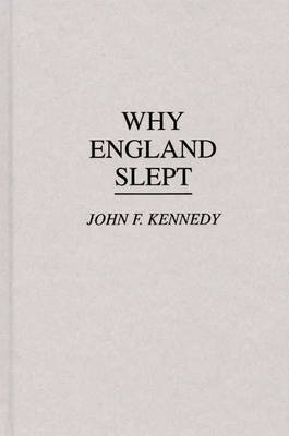 Book cover for Why England Slept