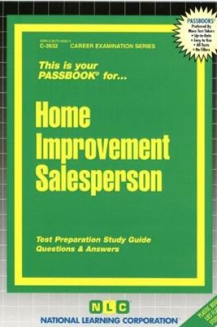 Cover of Home Improvement Salesperson