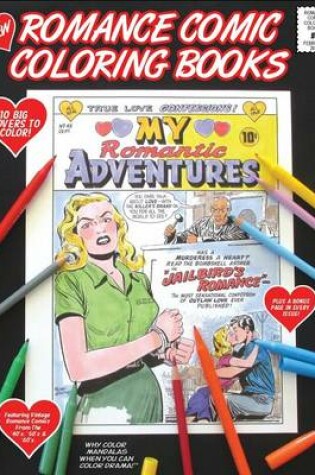 Cover of Romance Comic Coloring Book #4