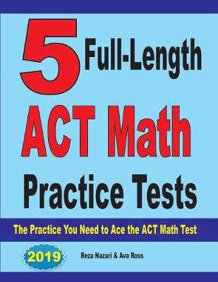 Book cover for 5 Full-Length ACT Math Practice Tests