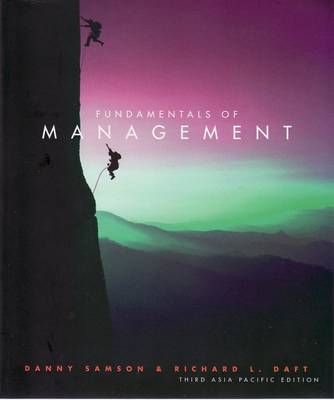 Book cover for Fundamentals of Management