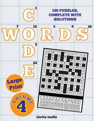 Book cover for Large Print Code Words Volume 4