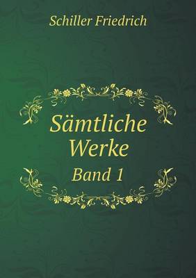 Book cover for Sämtliche Werke Band 1