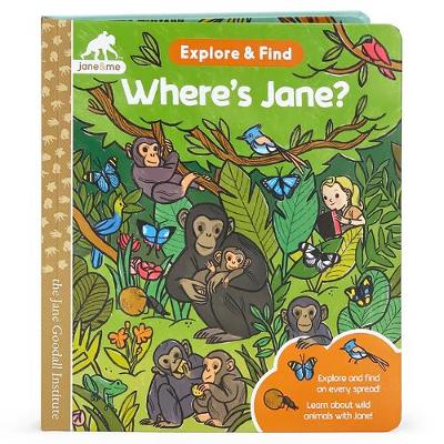 Book cover for Jane & Me Where's Jane? (the Jane Goodall Institute)