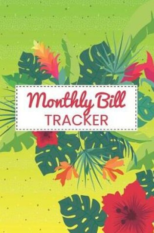 Cover of Monthly Bill Tracker