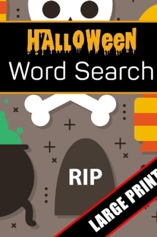 Cover of Halloween Word Search Large Print