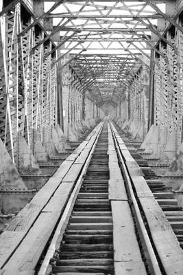 Book cover for Steel Tracks and a Steel Train Locomotive Bridge