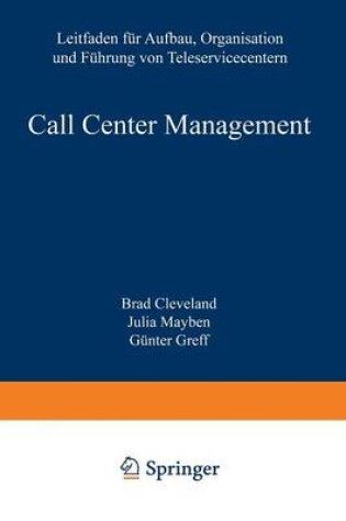 Cover of Call Center Management