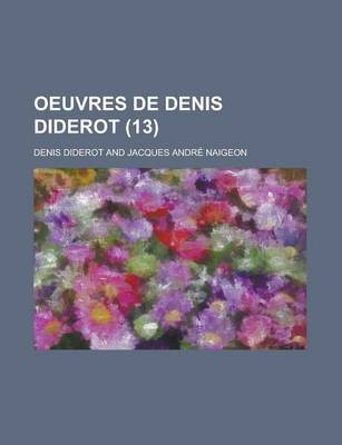 Book cover for Oeuvres de Denis Diderot (13)