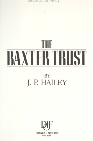 Cover of The Baxter Trust