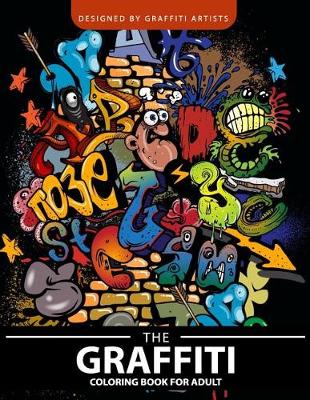 Book cover for The Graffiti Coloring Book for Adults