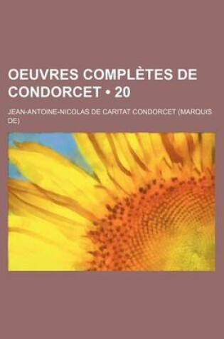 Cover of Oeuvres Completes de Condorcet (20)