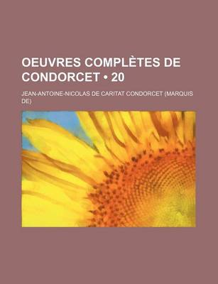 Book cover for Oeuvres Completes de Condorcet (20)