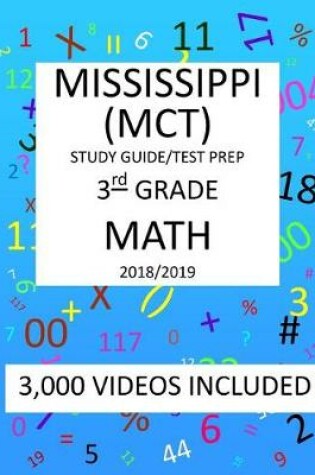 Cover of 3rd Grade MISSISSIPPI MCT TEST, 2019 MATH, Test Prep