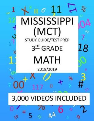 Book cover for 3rd Grade MISSISSIPPI MCT TEST, 2019 MATH, Test Prep