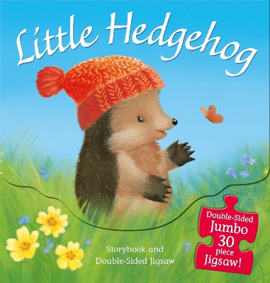 Book cover for Little Hedgehog: Storybook and Double-Sided Jigsaw