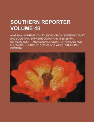 Book cover for Southern Reporter Volume 48