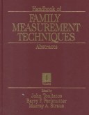 Book cover for Handbook of Family Measurement Techniques