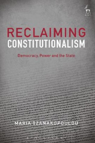 Cover of Reclaiming Constitutionalism