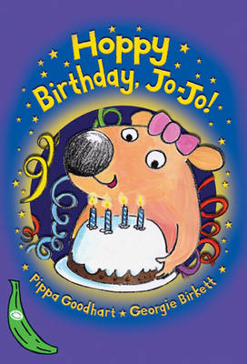 Book cover for Hoppy Birthday, Jo-Jo!