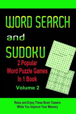 Book cover for Word Search and Sudoku Volume 2