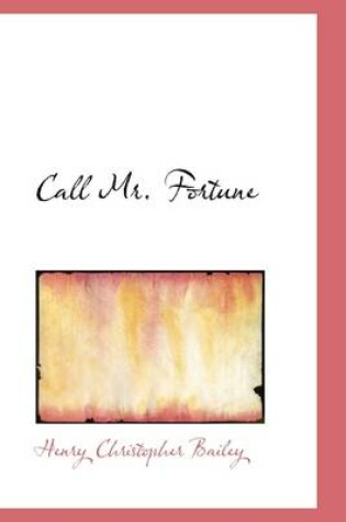 Cover of Call Mr. Fortune