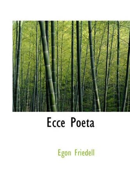 Book cover for Ecce Poeta