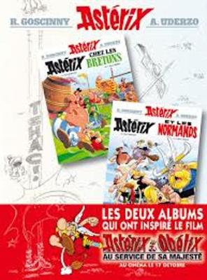 Book cover for Asterix chez les Bretons/Asterix chez les Normands (album double)