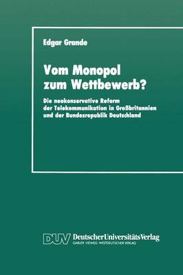 Book cover for Vom Monopol zum Wettbewerb?