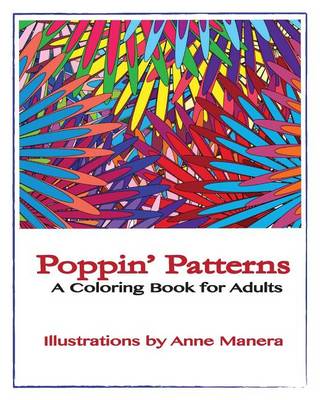 Book cover for Poppin' Patterns A Coloring Book for Adults