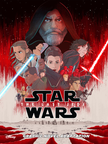 Book cover for Star Wars: The Last Jedi Graphic Novel Adaptation