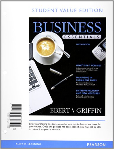 Book cover for Business Essentials with Access Code