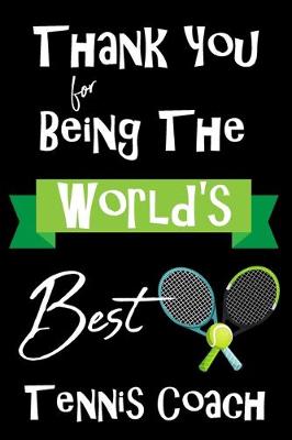 Book cover for World's Best Tennis Coach