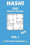 Book cover for Hashi logical Puzzles 9x9 - 200 vol. 1