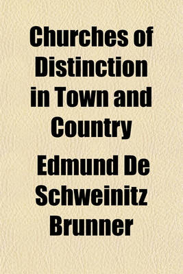 Book cover for Churches of Distinction in Town and Country