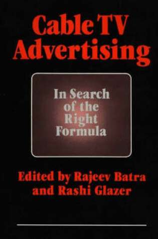 Cover of Cable TV Advertising