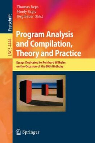 Cover of Program Analysis and Compilation, Theory and Practice
