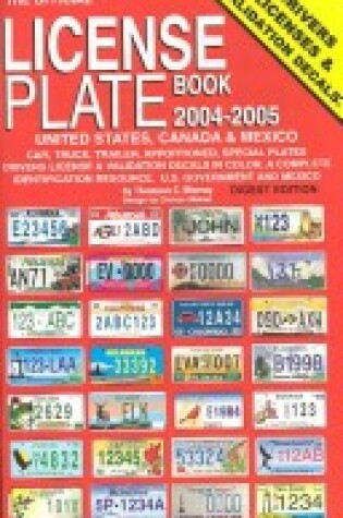 Cover of The Official License Plate Book