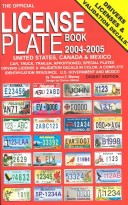 Book cover for The Official License Plate Book