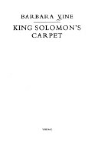 Cover of King Solomon's Carpet