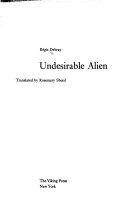 Book cover for Undesirable Alien