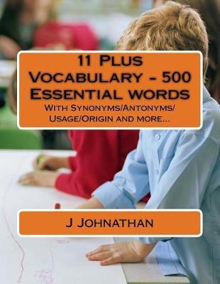 Cover of 11 Plus Vocabulary - 500 Essential words