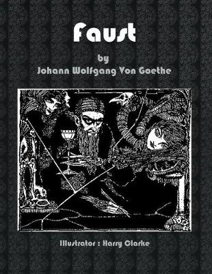 Book cover for Faust by Johann Wolfgang Von Goethe.