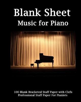 Cover of Blank Sheet Music For Piano - Photo Cover